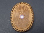 Badge - "Gau Tag Hessen - Nassau Darmstadt 1935", leather