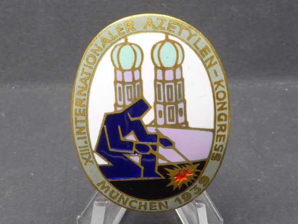 Badge - XIII. International acetylene congress - Munich 1939
