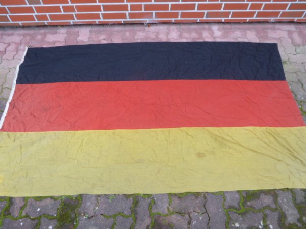 Frühe BRD Fahne / Flagge mit Hersteller
