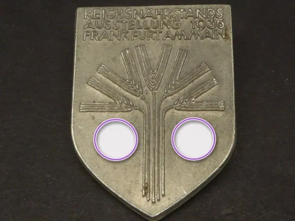 Badge - Reichsnährstands exhibition 1936 Frankfurt am Main