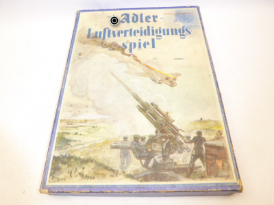 Board game - "Adler - Air Defense Game", Verlag Hugo Gräfe / Dresden 1941
