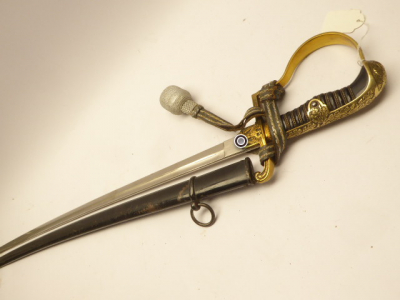 Army saber with portepee, manufacturer Alcoso Solingen