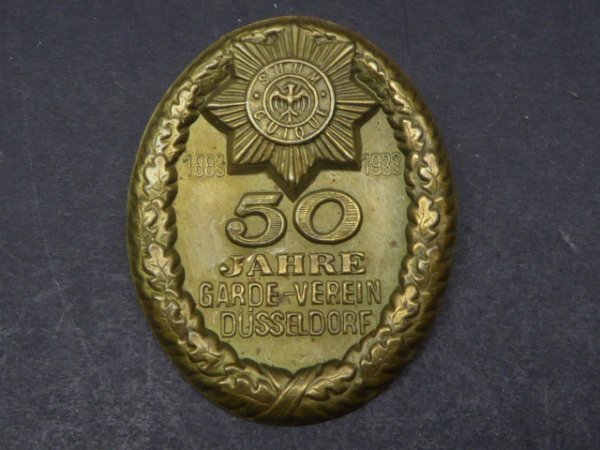 Abzeichen - 50 Jahre Garde Verein Düsseldorf 1933
