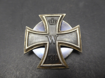 EK1 Eisernes Kreuz 1.Klasse 1914 an Schraubscheibe