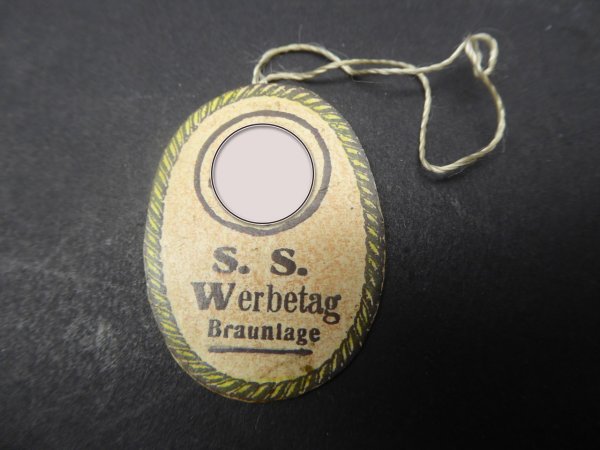 Abzeichen - SS Werbetag Braunlage