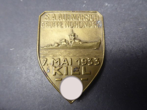 Abzeichen - SA Aufmarsch Gruppe Nordmark 1933 Kiel