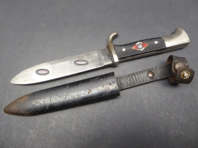 HJ knife / dagger with motto - Manufacturer Herbertz & Meurer Solingen - Gr.
