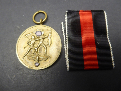Order - Sudetenland medal with ribbon