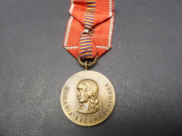 Rumänien - Medaille Kreuzzug gegen den Kommunismus 1941 am Band