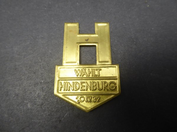 Abzeichen - Wählt Hindenburg 1932