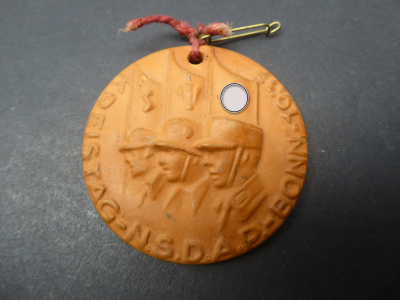 Ceramic badge - NSDAP district council - Bonn 1937