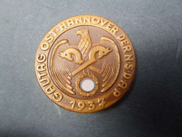 Badge - Gautag Ost-Hannover of the NSDAP 1937