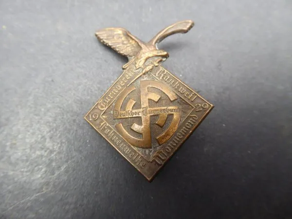 Badge - German Gymnastics Federation flag consecration Turnerverein Rankweil 1929