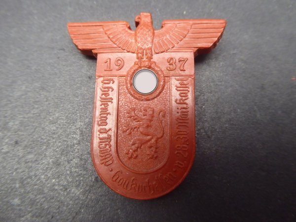 Badge - 6th Hessentag of the NSDAP Gau Kurhessen 1937