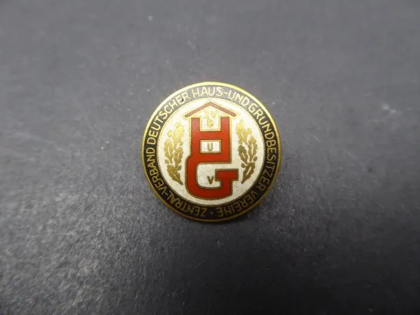 Badge - ZVDHuGV Central Association of German House and Landowners Associations - Lauer Nuremberg