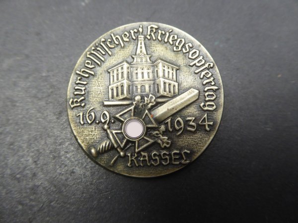 Abzeichen - Kurhessischer Kriegsopfertag Kassel 1934