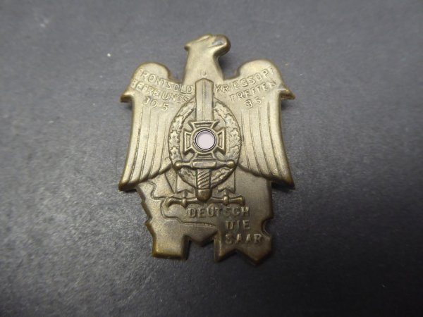 Badge - Front Soldiers War Victims Liberation Meeting 1935