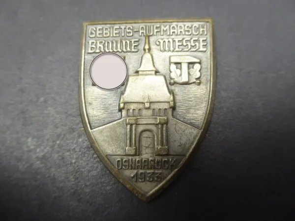 Badge - area march Braune Messe Osnabrück 1933