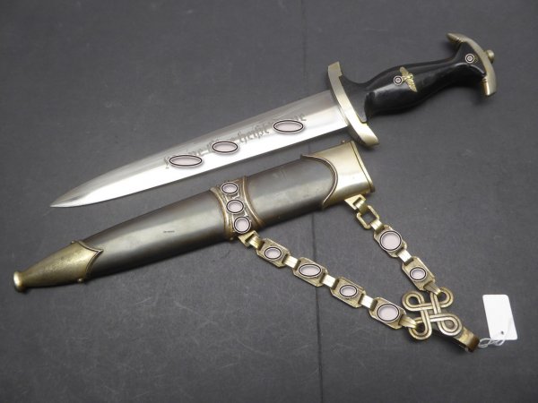 SS chain dagger without manufacturer with magnetic chain