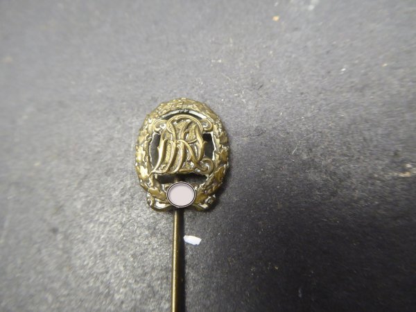 Miniature badge - sports badge in bronze - Wernstein Jena on a long pin