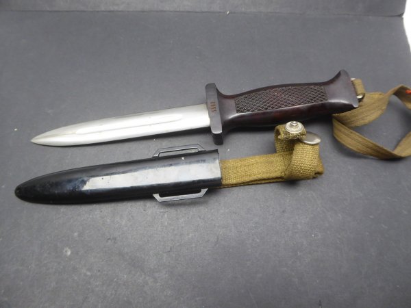 DDR NVA combat knife KM66 - 2nd model with number 5502