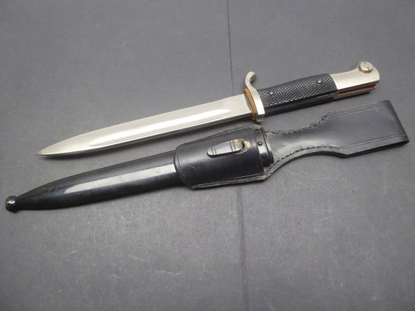 Bayonets - short bayonet with coupling shoe from the manufacturer Herder Solingen
