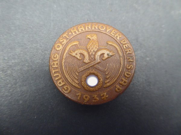 Badge - Gautag Ost-Hannover of the NSDAP 1937