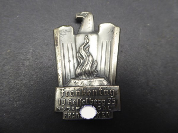 Badge - Frankentag Hesselberg NSDAP Gau Franconia 1935