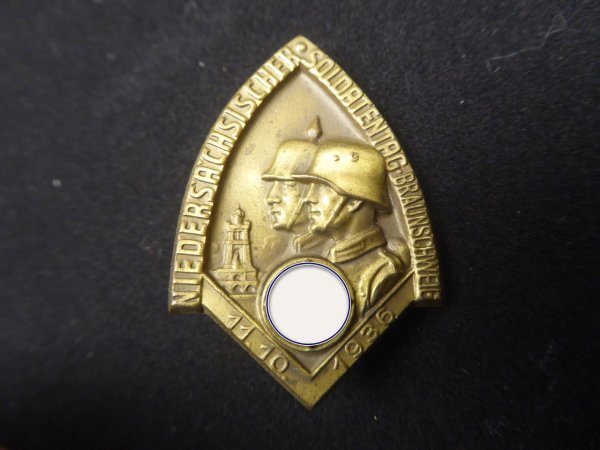 Badge - Lower Saxony Soldiers Day Braunschweig 1936