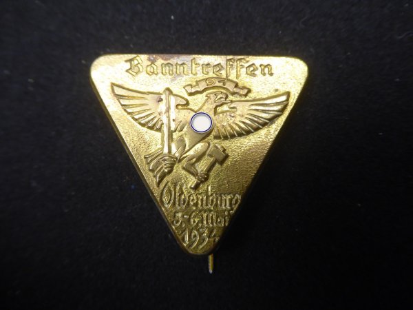 Badge - HJ ban meeting 91 Oldenburg 1934