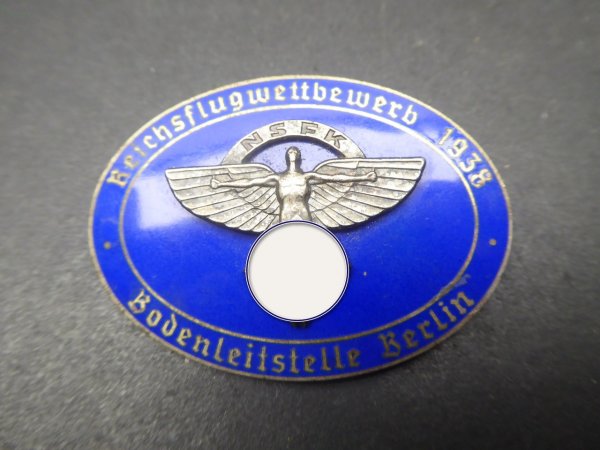 Abzeichen - NSFK Reichsflugwettbewerb 1938 - Bodenleitstelle Berlin