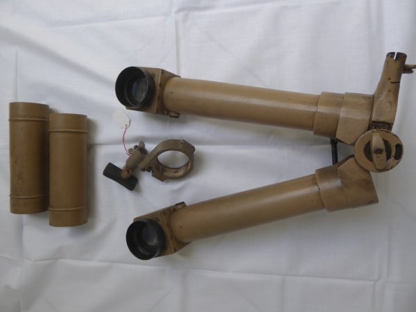 DAK scissor telescope S.F. 14 Z.Gi. 10 x 50 H/6400 + downpipes + tripod mount