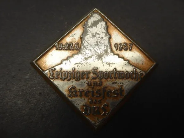 Badge - Leipzig Sports Week and district festival of the DRL 1937