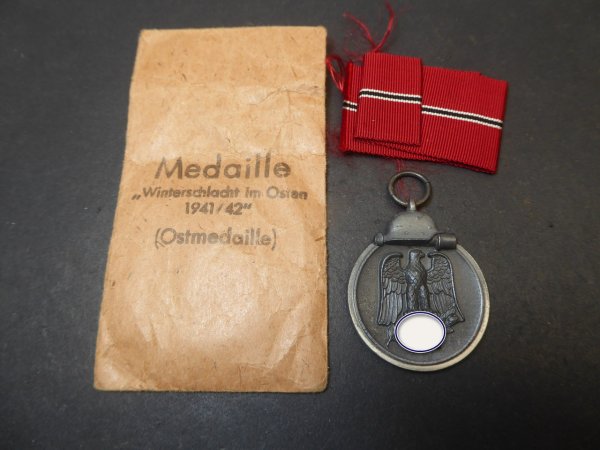 Medal winter battle in the east on ribbon + bag