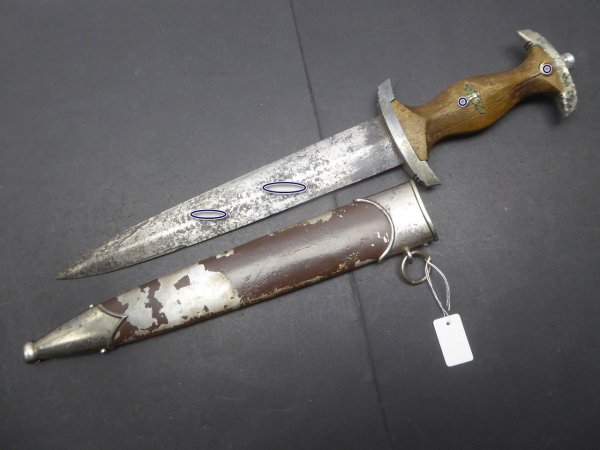 SA dagger with engraved Röhm dedication