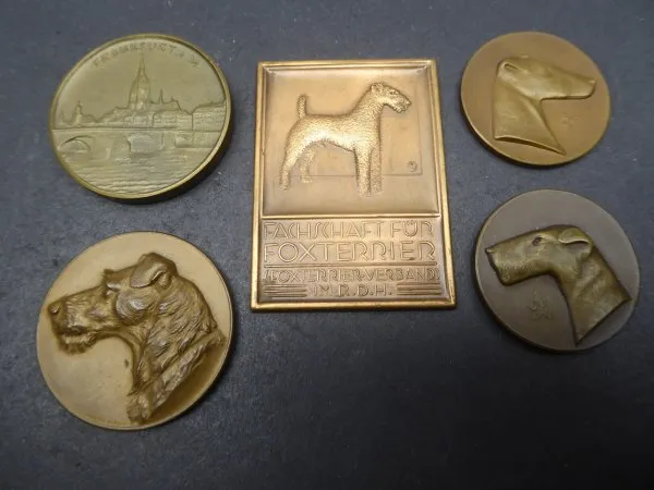 5x Medals / Plaque Pedigree Dog Show