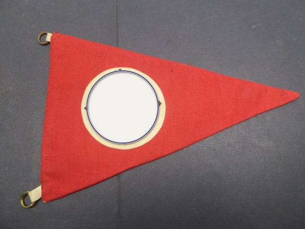 Pennant with HK printed on both sides