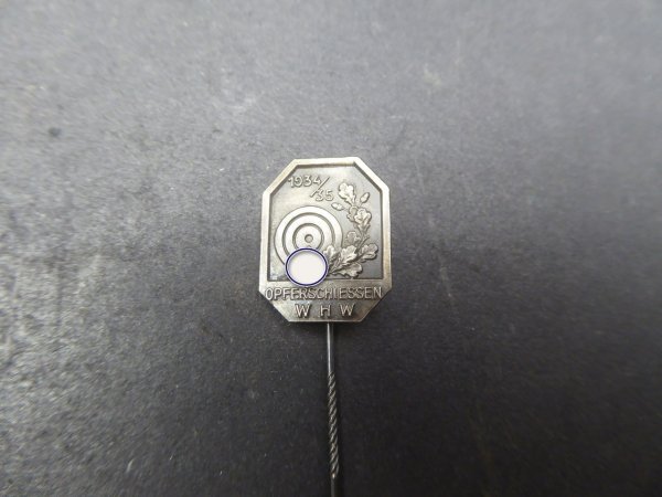 WHW badge victim shooting 1934/35 with manufacturer A.Bux Stuttgart