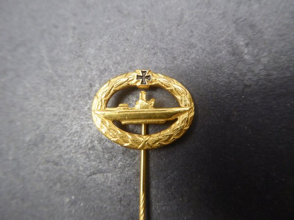Miniature U-Boat War Badge - 57 Award - Version 1957