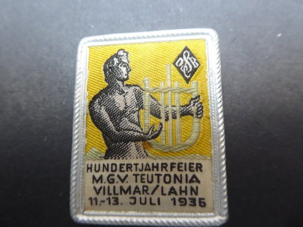 Badge - Singers' Association Centenary Celebration MGV Teutonia Villmar/Lahn1936