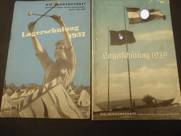 Two booklets - camp training 1937 + 1939