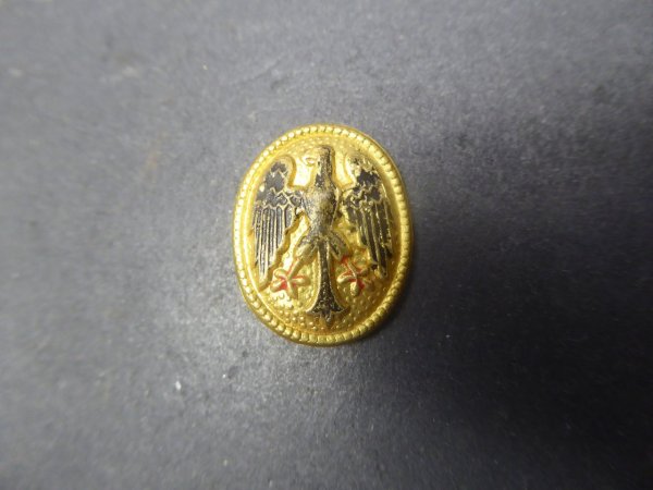Reichsmarine cockade for the plate cap, one split pin missing