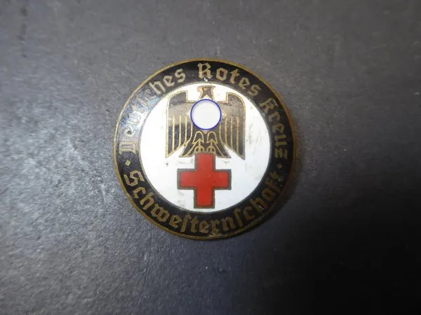 DRK Abzeichen - Deutsches Rotes Kreuz Brosche Schwesternschaft - 4. Form - Elisabeth Hospital Bremen 240 - Stübbe Berlin