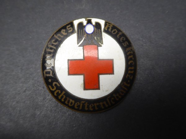DRK Abzeichen - Deutsches Rotes Kreuz Brosche Schwesternschaft - 5. Form große Ausführung - Elisabeth Hospital Bremen 329