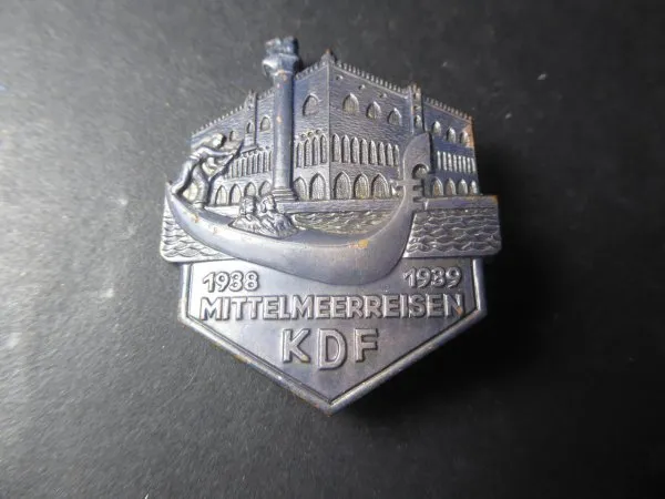 Abzeichen - KdF Kraft durch Freude Mittelmeerreisen 1938/39