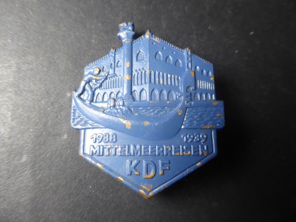 Badge - KdF Strength through Joy Mediterranean Travel 1938/39
