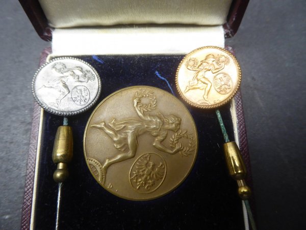 ADAC Medaille - Für Verdienste Sportlicher Organisation - im Etui + zwei Miniaturen