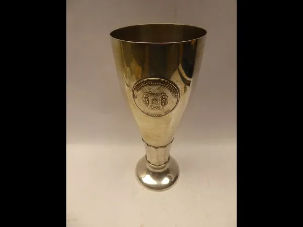 Silber Pokal Schützenpreis - 28. Rheinisches-Bundesschiessen M-Gladbach 1914 - 800er Silber