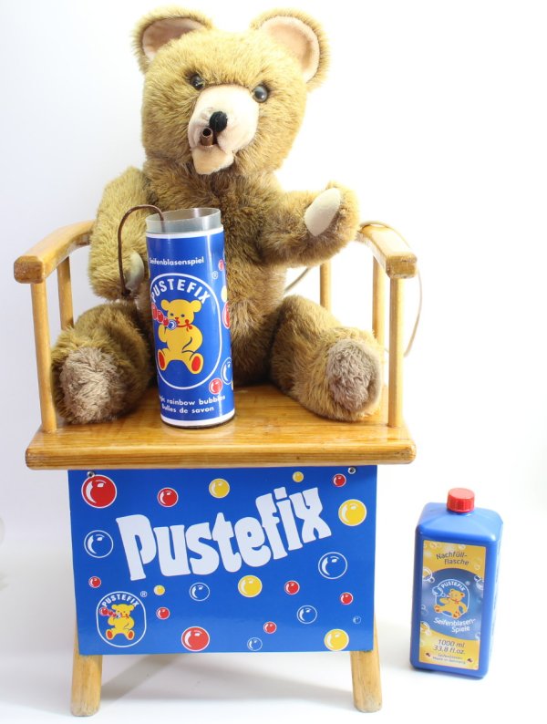 Original Pustefix soap bubble bear in top condition
