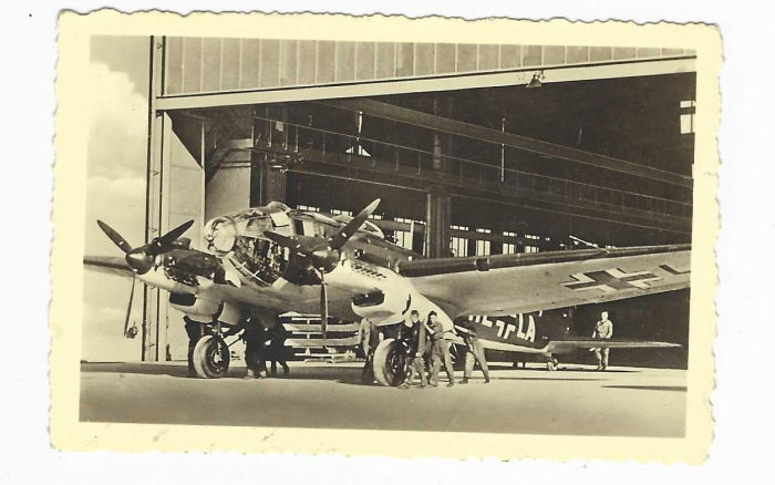 Heinkel He 111 Fighter Aircraft – Historical Press and Collector's Photo